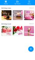 Write Name on Birthday Cakes poster