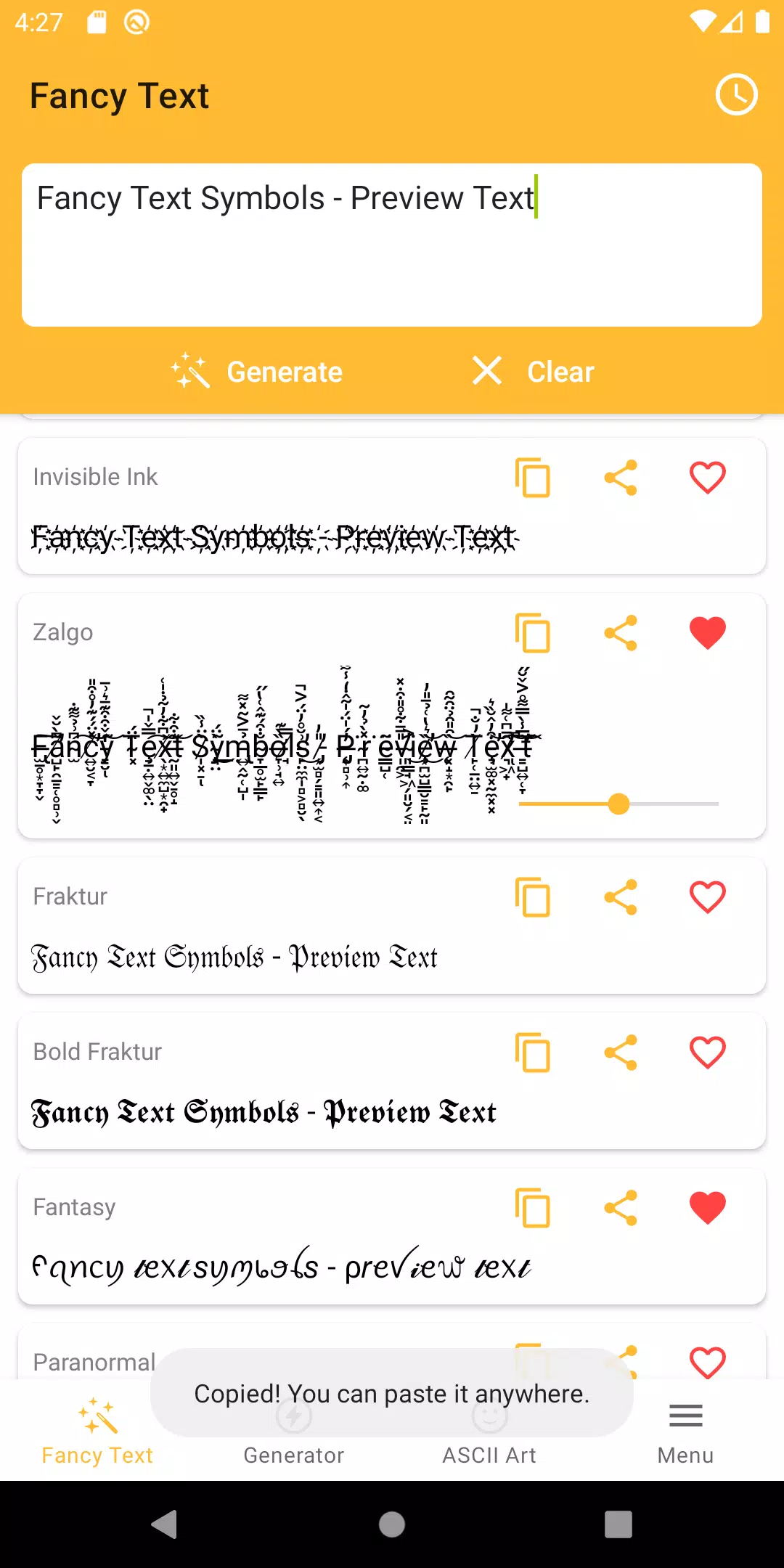 Fancy Text Symbols APK for Android Download