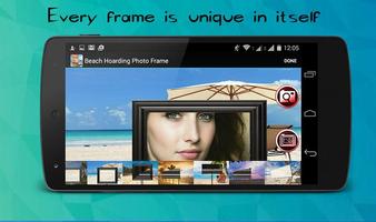 Beach Hoarding Photo Frames স্ক্রিনশট 1