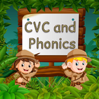 CVC Word Scramble Phonics Play - Learning to Read icône