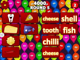 English Blends Word Game - Learning English imagem de tela 1