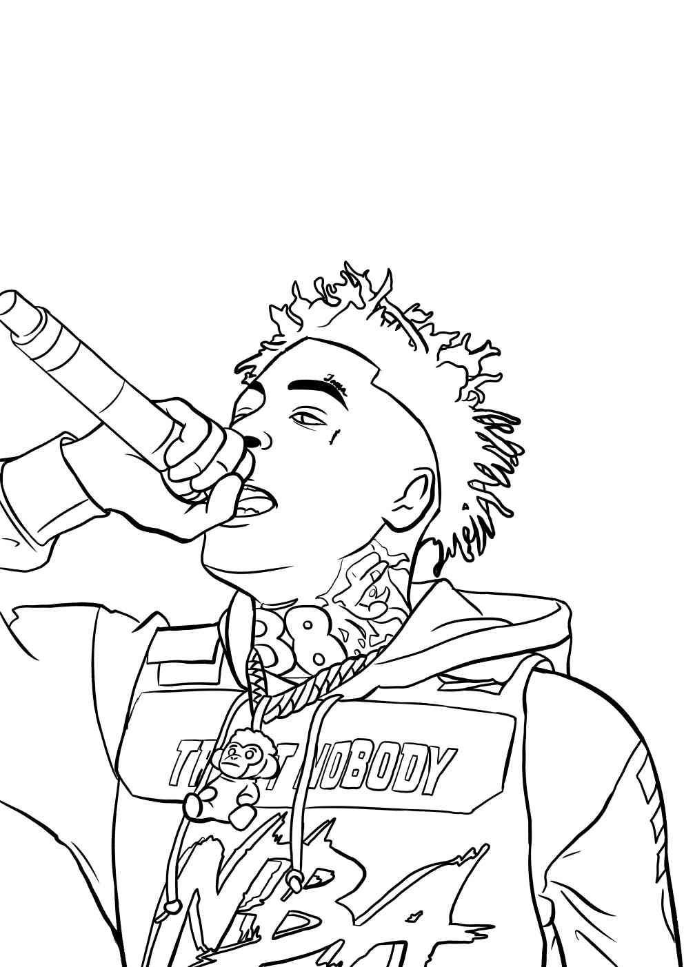 Nba Youngboy Coloring Pages / Some of the coloring page names are nba ...