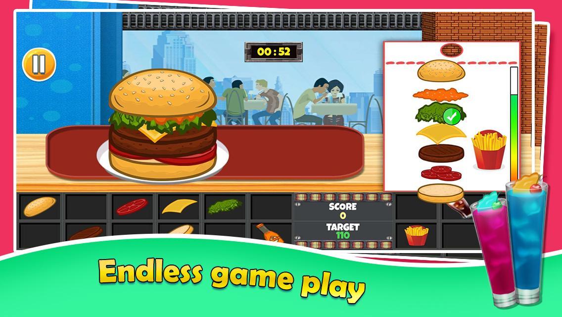 Burger Fever Crazy Burger Recipe Cooking Game For Android Apk Download - fps unlocker roblox download 2019 5/12/19