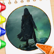 Coloring of hogwarts legacy