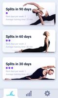 Splits in 30 Days - Stretching poster