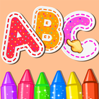 Abc enfants apprenant icône