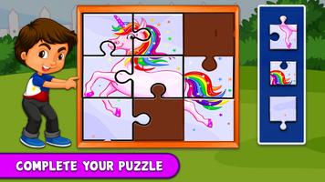jeu de puzzle pour enfants Affiche