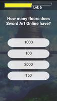 Sword Art Quiz تصوير الشاشة 1