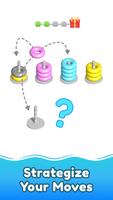 Color Hoop stack: 3D sort game screenshot 1