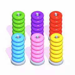 Hoop Stack - Color Puzzle Game アプリダウンロード