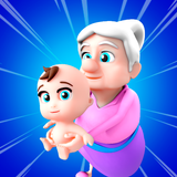 Grandma Run 3D icône