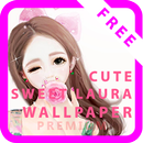 Cute Sweet Laura Wallpaper APK