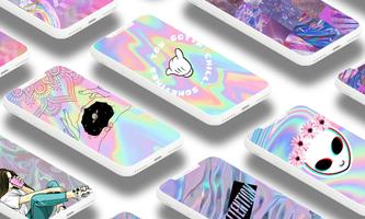 Holographic Wallpapers Affiche