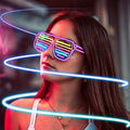 Hola Photo Editor Neon Effects