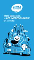 Hola Barcelona Poster