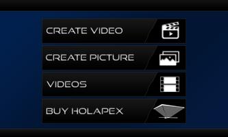 Holapex Hologram Video Maker ảnh chụp màn hình 1
