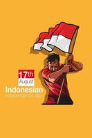 Kartu Ucapan Hari Kemerdekaan Indonesia capture d'écran 1