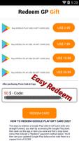 Redeem G Play Card الملصق