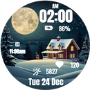 Christmas Eve Moon Watch Face APK