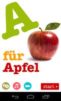 A für Apfel Affiche