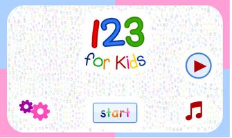 123 for Kids | Number Flashcar পোস্টার