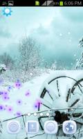 Winter Snowfall HD Live Wallpaper capture d'écran 1