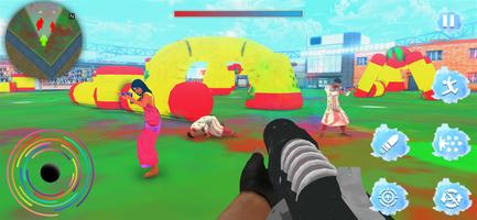 Holi Fun Paintball Game 2022 capture d'écran 3