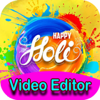 Holi Dynamic Video Photo Frame icône