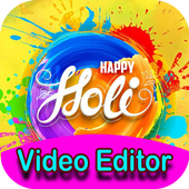 Holi Dynamic Video Photo Frame icon