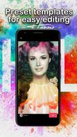 Holi Dynamic Video Photo Frame 截图 1