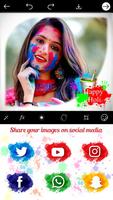 Happy Holi Photo Frame Editor Cartaz
