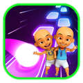 Upin dan Ipin Tiles Hop Songs
