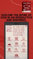 Holy Bible the Living Word poster