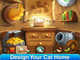 Cat Home Design plakat