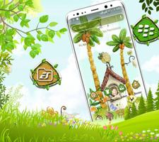 Home Coconut Tree Theme capture d'écran 2