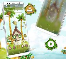 Home Coconut Tree Theme capture d'écran 3