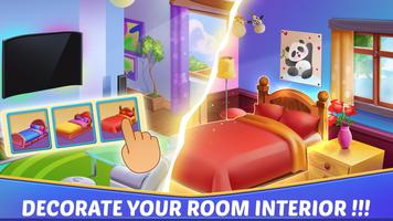 Interior Home Design Game Girl اسکرین شاٹ 1