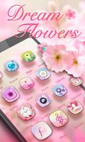 Dream Flowers 3D Launcher Theme plakat