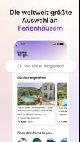 Ferienhäuser buchen – HomeToGo Plakat