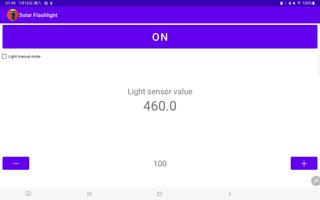 Solar flashlight capture d'écran 3