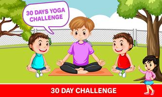 Kids Yoga : Fitness at home पोस्टर