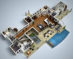 3D Home Designs capture d'écran 2