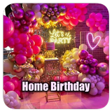 Cute Home Birthday Decorations simgesi
