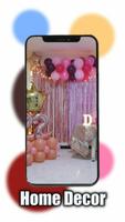 Cute Home Birthday Decorations پوسٹر