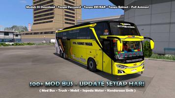 100 Mod Bus Simulator - Bussid الملصق