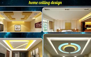 House ceiling design poster