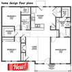 plans d'étage de conception de maison