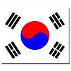 Korea national anthem & flag-icoon