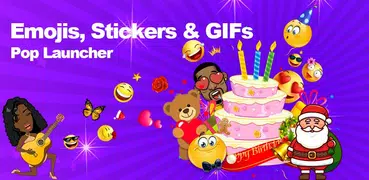 Pop Launcher - Black Emojis & Themes