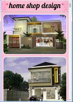 Shop House Design پوسٹر